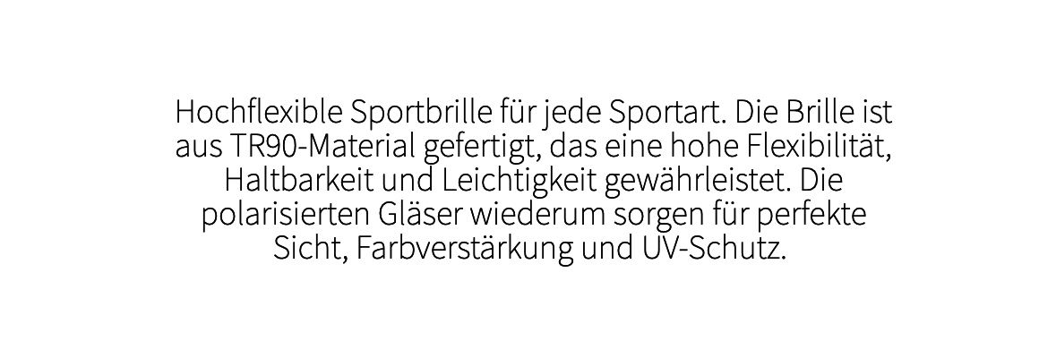 DE - Sportovní bryle text